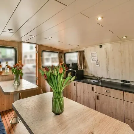 Unique Houseboat Center 'greuns' Hotel na wodzie Amsterdam